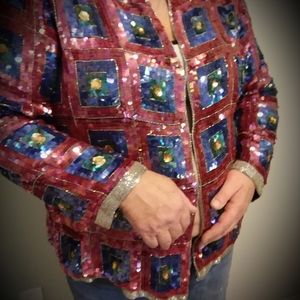 Vintage sequined jacket.